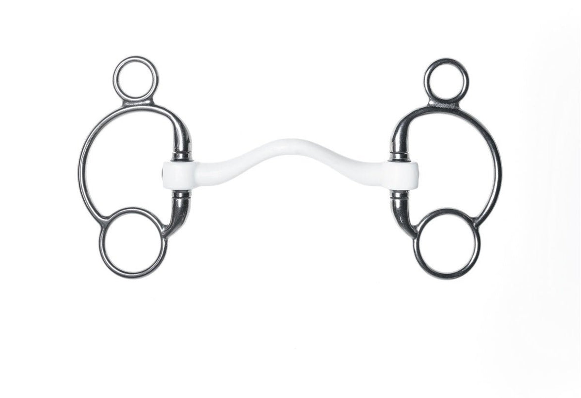 Trust Inno Sense 2.5 Eggbut Port Medium 3ring, Beval, Kimblewick, RNF, Butterfly,... - Maddelin Equestrian Trust