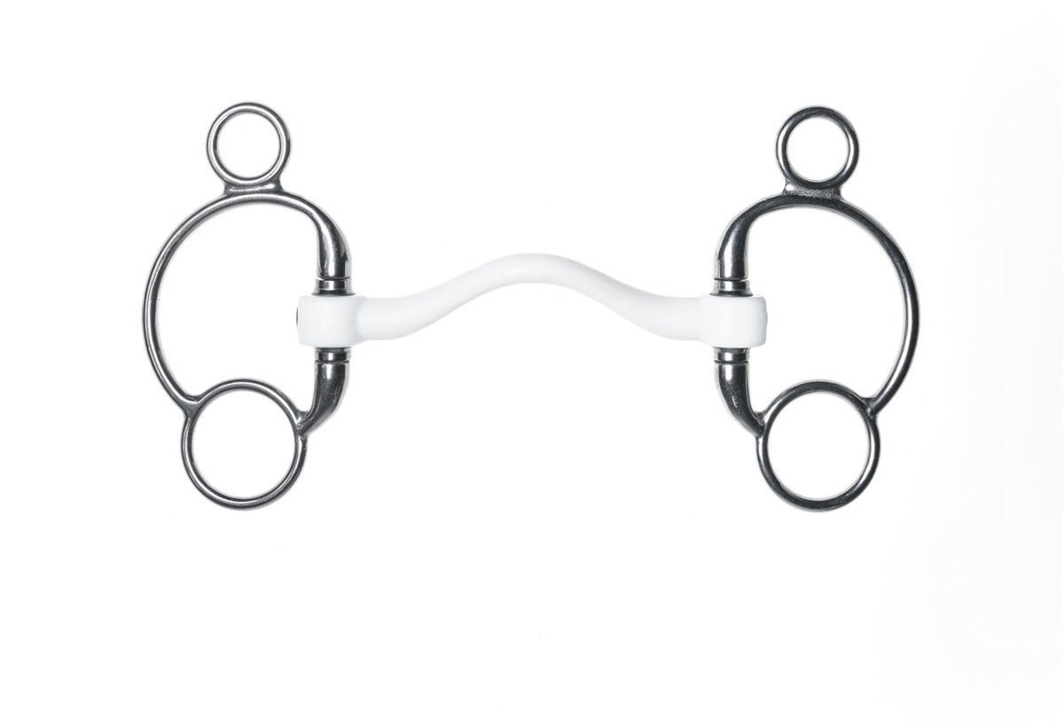 Trust Inno Sense 2.5 Eggbut Port Medium 3ring, Beval, Kimblewick, RNF, Butterfly,... - Maddelin Equestrian Trust