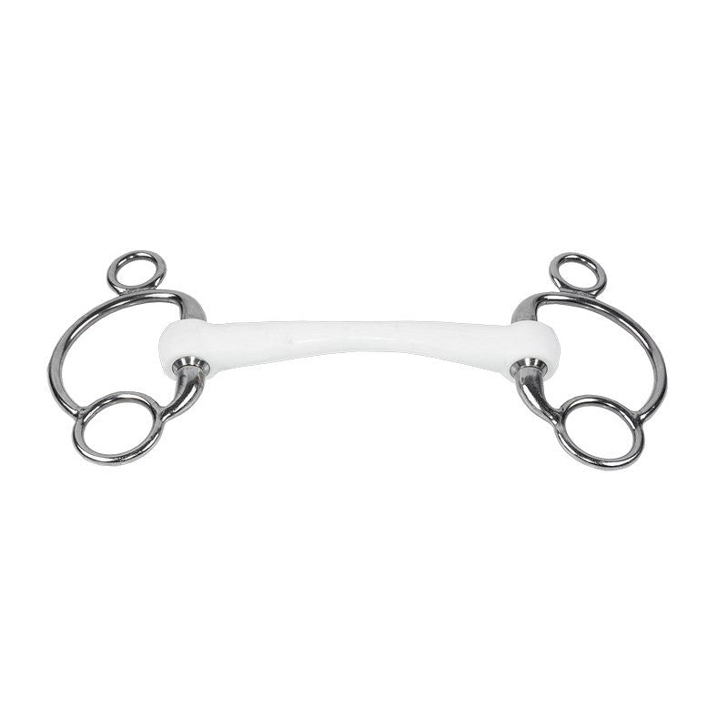 Trust Inno Sense 2,5 eggbutt mullen soft 3ring, Beval, Kimblewick, RNF, Butterfly,... - Maddelin Equestrian Trust