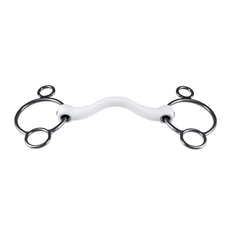 Trust Inno Sense 2.5 ring port medium 20mm 135mm 3ring, Beval, Kimblewick, RNF, Butterfly,... - Maddelin Equestrian Trust