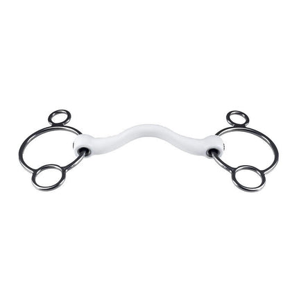 Trust Inno Sense 2.5 ring port medium 20mm 135mm 3ring, Beval, Kimblewick, RNF, Butterfly,... - Maddelin Equestrian Trust