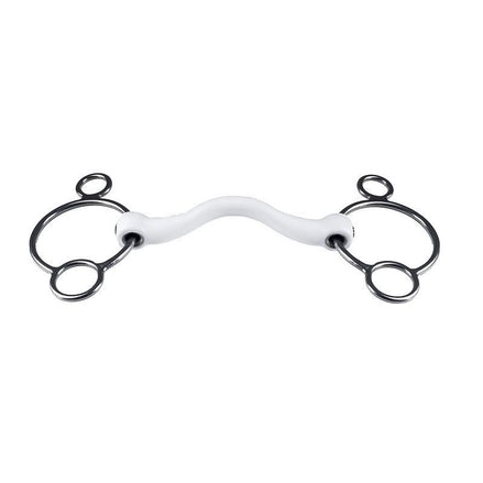 Trust Inno Sense 2.5 ring port medium 20mm 135mm 3ring, Beval, Kimblewick, RNF, Butterfly,... - Maddelin Equestrian Trust