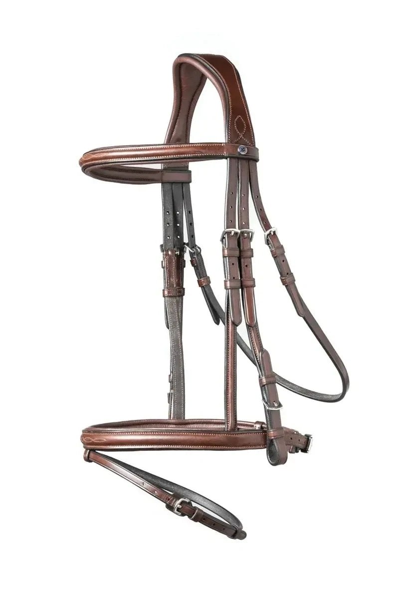Trust Knokke Combined Noseband Hoofdstel Classic Trenshoofdstellen - Maddelin Equestrian Trust