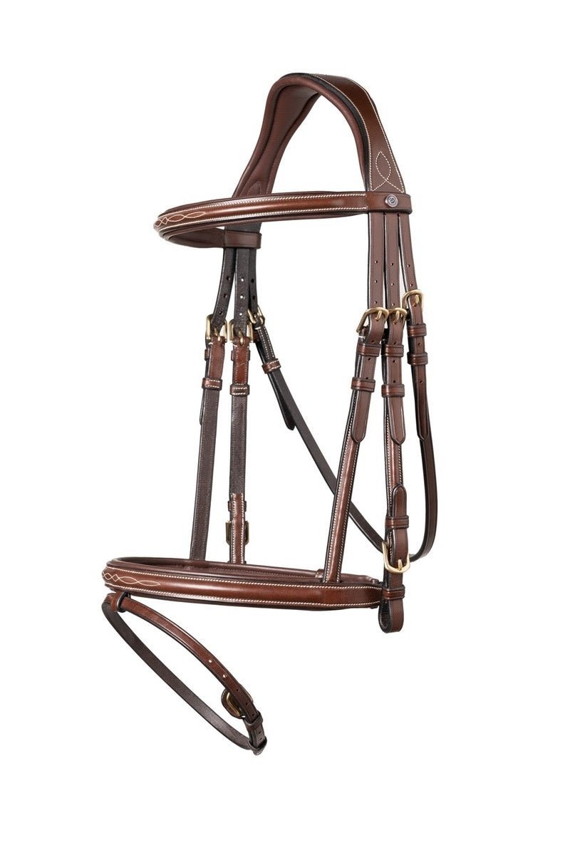 Trust Knokke Combined Noseband Hoofdstel Classic Trenshoofdstellen - Maddelin Equestrian Trust