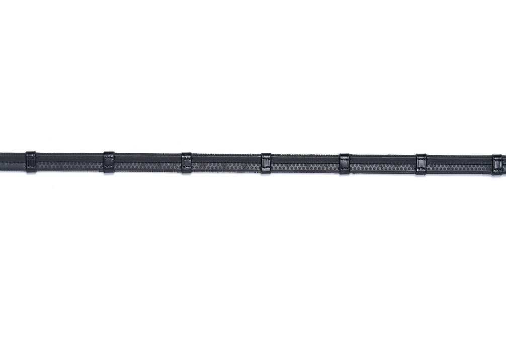 Trust Maastricht 1/2inch Rubber reins 7 stops Teugels - Maddelin Equestrian Trust