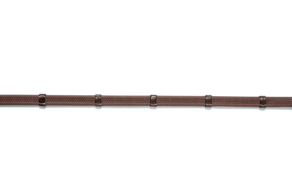 Trust Maastricht 1/2inch Rubber reins 7 stops Teugels - Maddelin Equestrian Trust