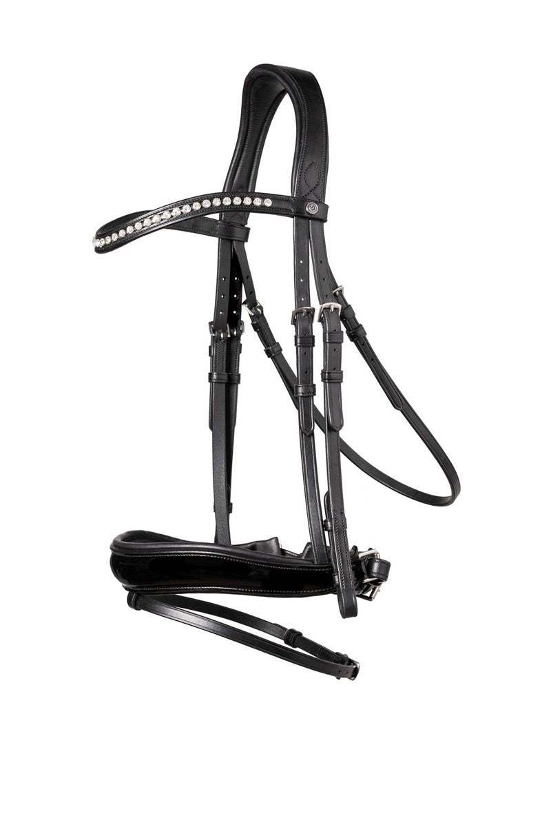 Trust Rotterdam Large Patent Crank Noseband Hoofdstel Trenshoofdstellen - Maddelin Equestrian Trust