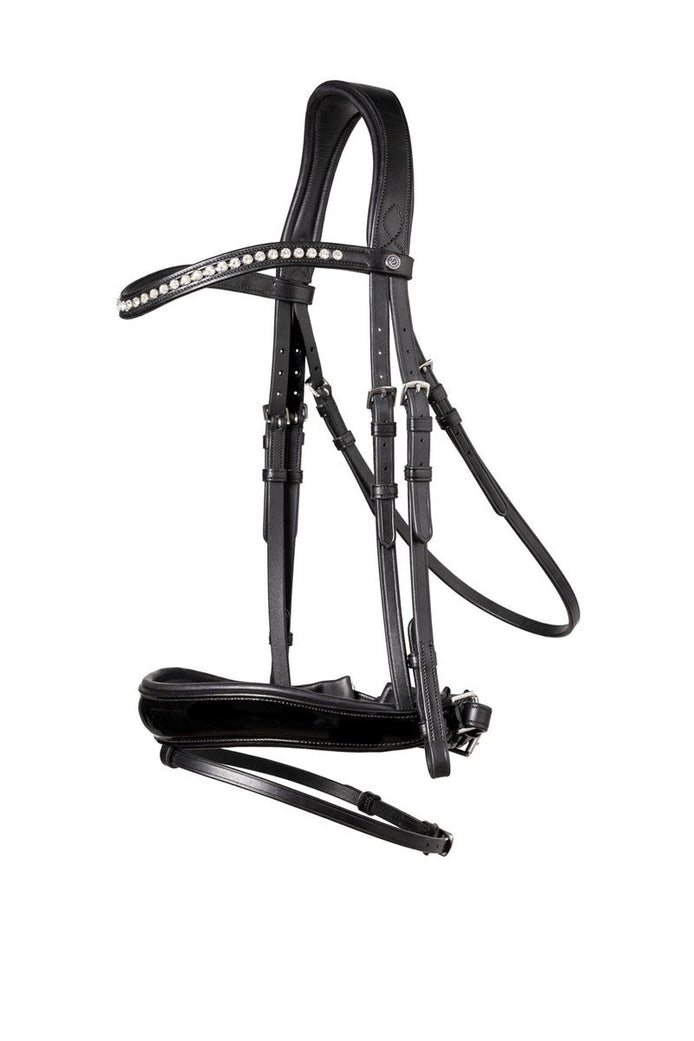 Trust Rotterdam Large Patent Crank Noseband Hoofdstel Trenshoofdstellen - Maddelin Equestrian Trust