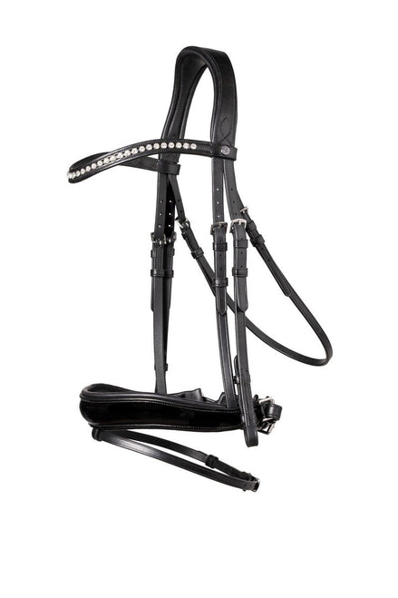 Trust Rotterdam Large Patent Crank Noseband Hoofdstel Trenshoofdstellen - Maddelin Equestrian Trust
