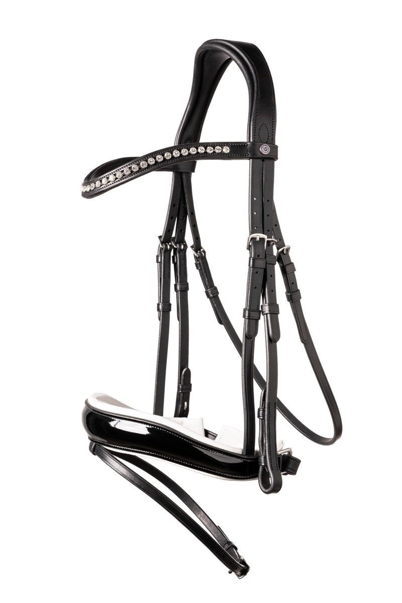 Trust Rotterdam Large Patent Crank Noseband Hoofdstel Trenshoofdstellen - Maddelin Equestrian Trust