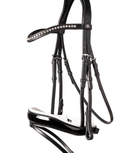 Trust Rotterdam Large Patent Crank Noseband Hoofdstel Trenshoofdstellen - Maddelin Equestrian Trust