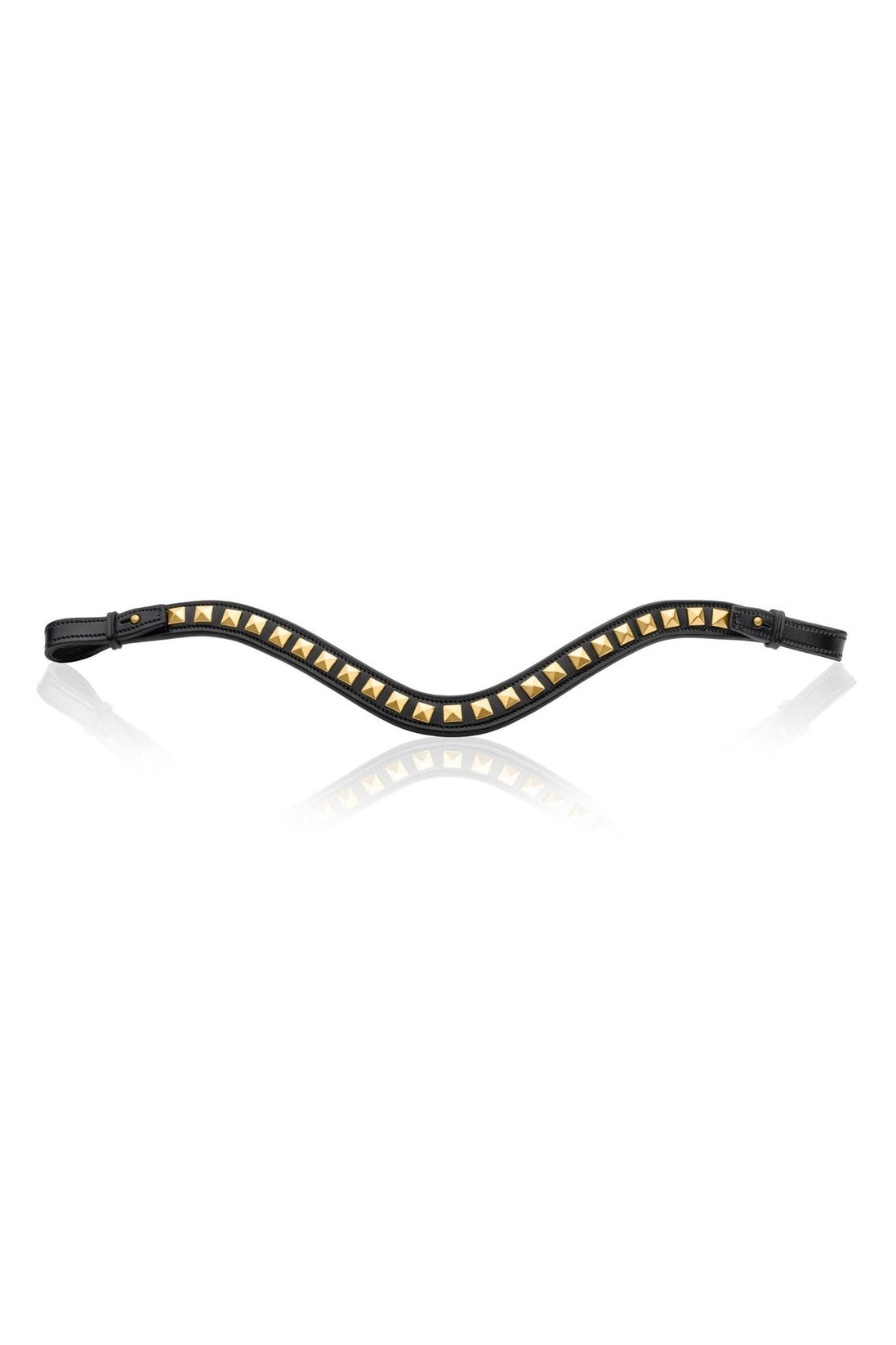 Utzon Browband with Pyramids Black Full Frontriemen - Maddelin Equestrian Utzon Equestrian