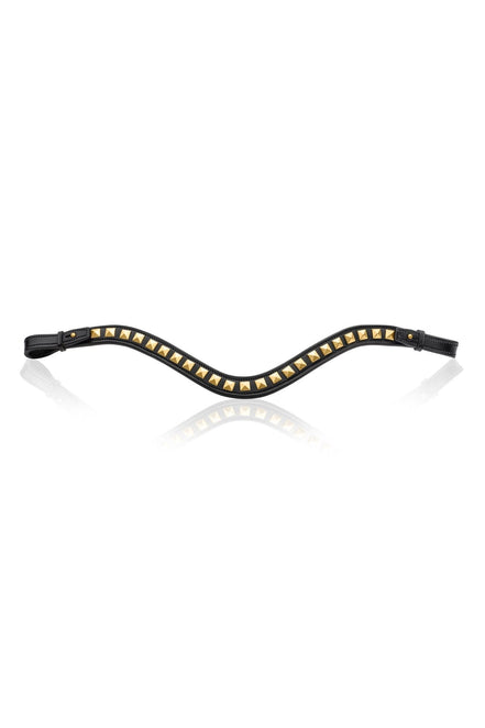 Utzon Browband with Pyramids Black Full Frontriemen - Maddelin Equestrian Utzon Equestrian