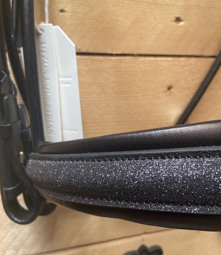 Utzon Edinburgh Stang & Trens Crystal Brass With Elegant Browband Clear Stang & Trens - Maddelin Equestrian Utzon Equestrian