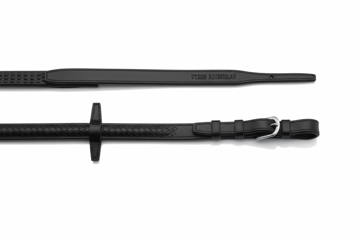 Utzon Grand Prix reins With Rubber Teugels - Maddelin Equestrian Utzon Equestrian