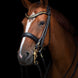 Utzon Olympic Stang & Trens Black Brass Browband With Clinchers Full Stang & Trens - Maddelin Equestrian Utzon Equestrian