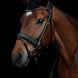 Utzon Olympic Stang & Trens Crystal Black Silver With Empire Browband Clear Full Stang & Trens - Maddelin Equestrian