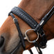 Utzon Olympic Stang & Trens Crystal Black Silver With Empire Browband Clear Full Stang & Trens - Maddelin Equestrian