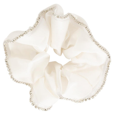 BR Scrunchie Shine White