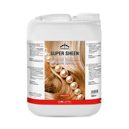 Veredus Super Sheen glans - en ontklitspray 5L Verzorgingsproducten - Maddelin Equestrian Veredus