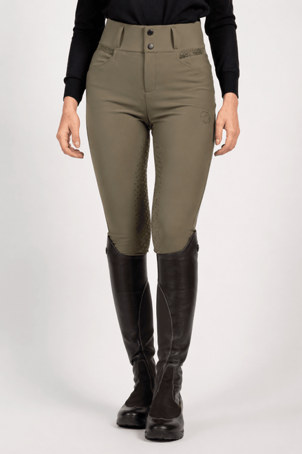 Vestrum Lab Cygnus Full Grip Rijbroek Hoge Taille Dames Dames Rijbroeken - Maddelin Equestrian