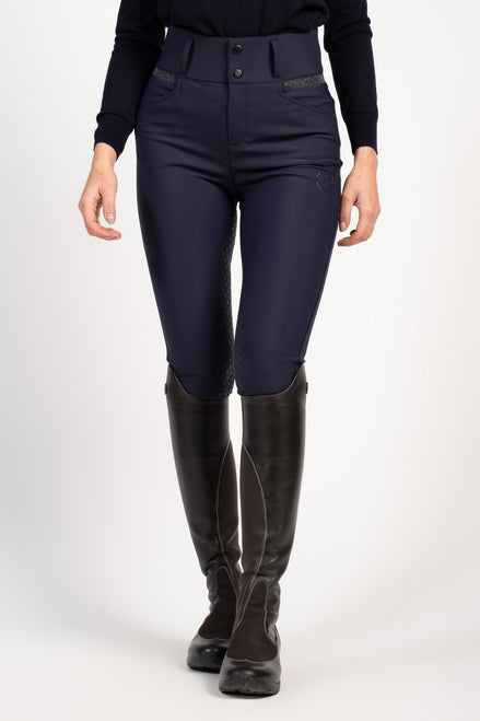 Vestrum Lab Cygnus Full Grip Rijbroek Hoge Taille Dames Dames Rijbroeken - Maddelin Equestrian