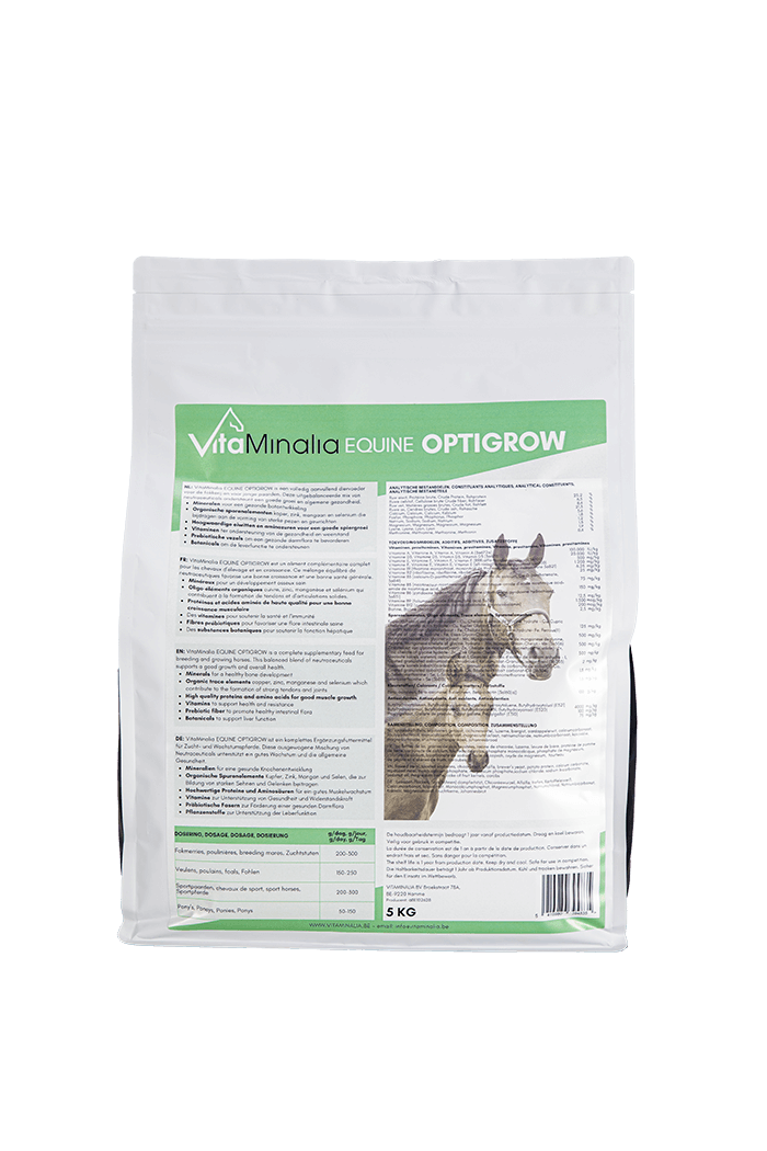 VitaMinalia Equine Optigrow Voedingssupplementen - Maddelin Equestrian VitaMinalia