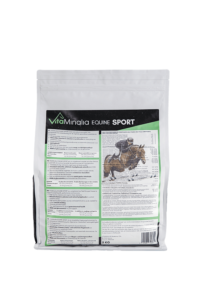 VitaMinalia Equine Sport Voedingssupplementen - Maddelin Equestrian VitaMinalia