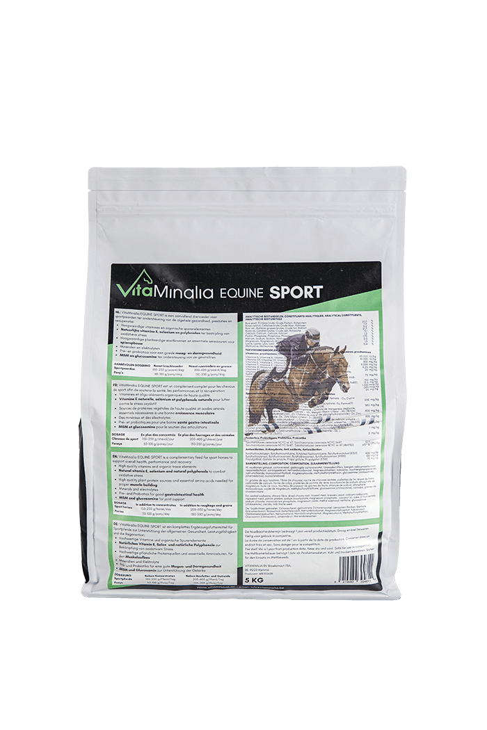 VitaMinalia Equine Sport Voedingssupplementen - Maddelin Equestrian VitaMinalia
