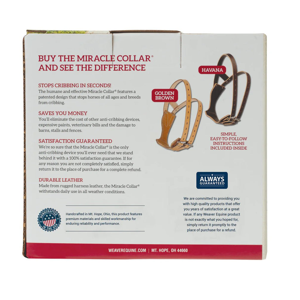 Weaver Miracle Collar Luchtzuigband Halster accesoires - Maddelin Equestrian Weaver