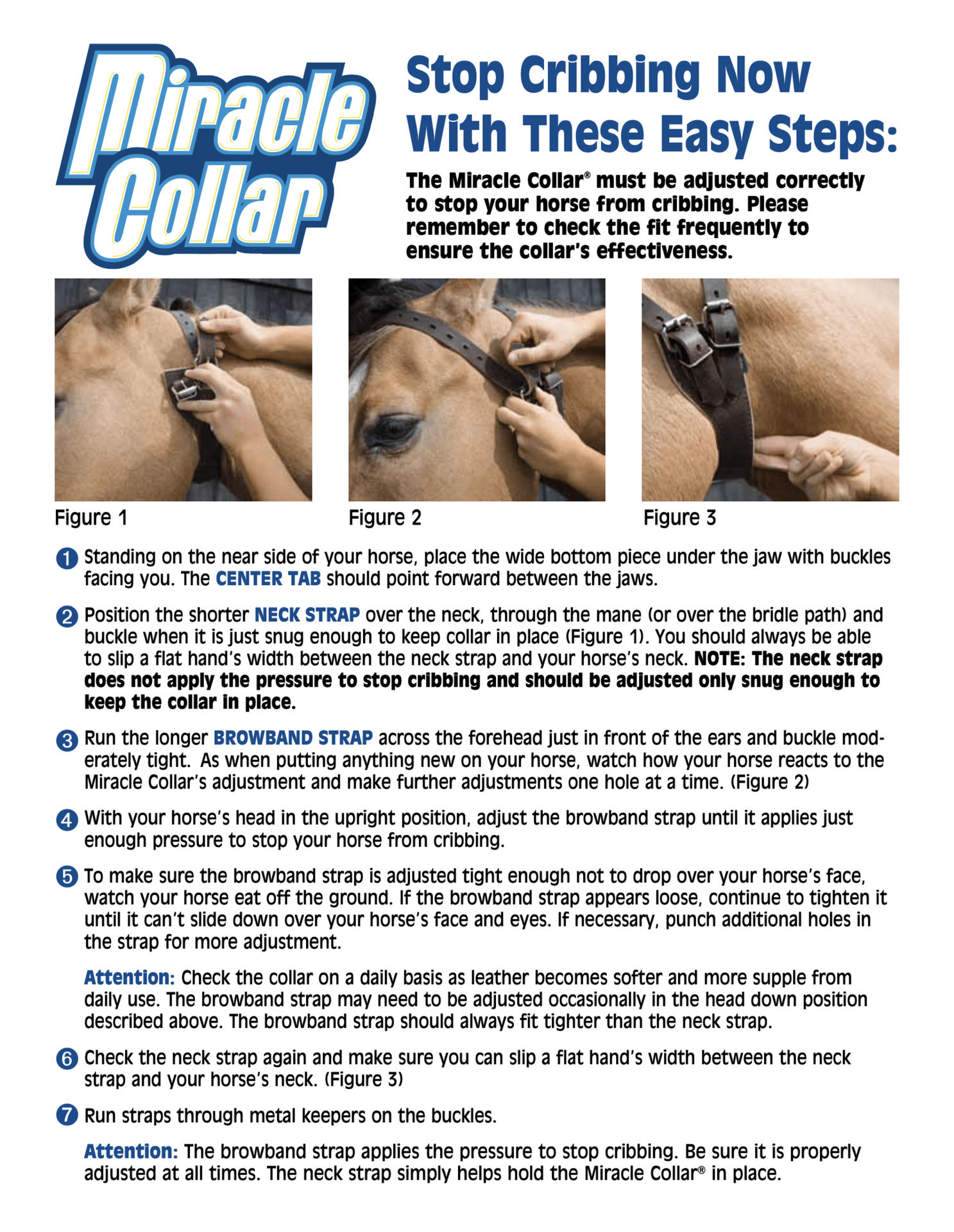 Weaver Miracle Collar Luchtzuigband Halster accesoires - Maddelin Equestrian Weaver