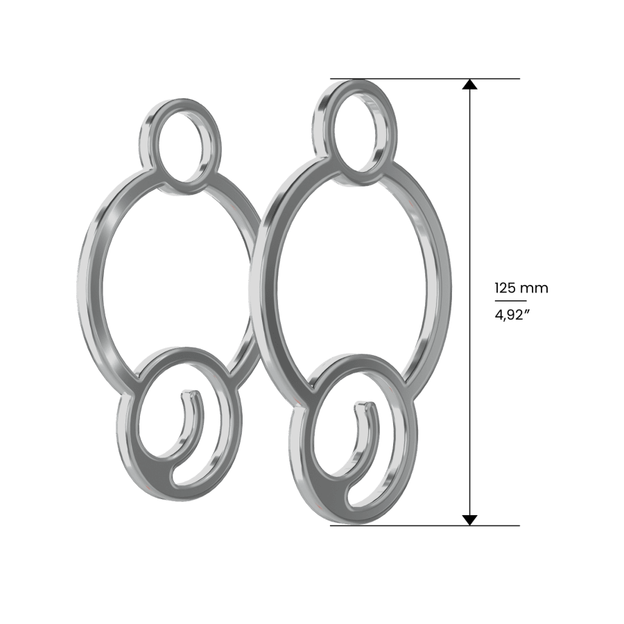 Winderen 2.5 Ring Stang met Tongboog 3ring, Beval, Kimblewick, RNF, Butterfly,... - Maddelin Equestrian