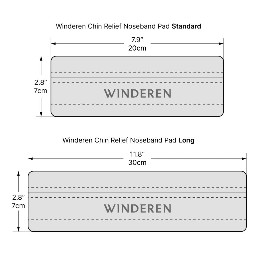 Winderen Chin Relief Noseband Pad Neusriemen & Co - Maddelin Equestrian Winderen