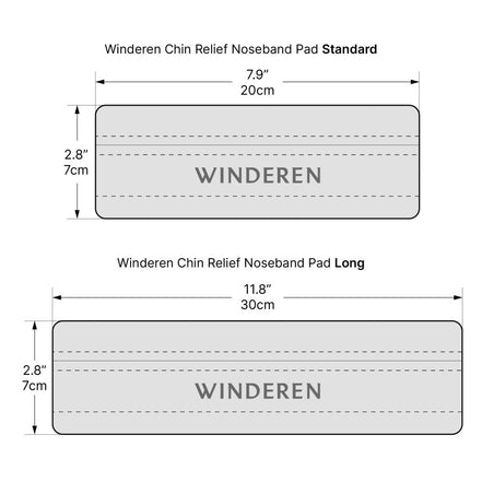 Winderen Chin Relief Noseband Pad Neusriemen & Co - Maddelin Equestrian Winderen