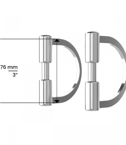 Winderen D - trens - zijstukken Toebehoren bitten - Maddelin Equestrian Winderen