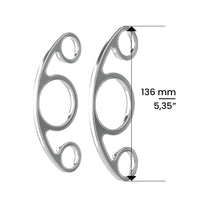 Winderen Flexi Stang Amerikaans Bit 3ring, Beval, Kimblewick, RNF, Butterfly,... - Maddelin Equestrian Winderen