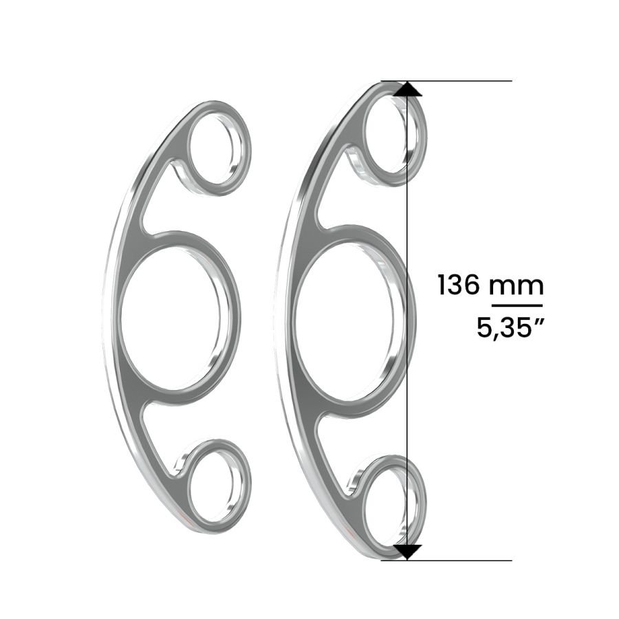 Winderen Flexi Stang Amerikaans Bit 3ring, Beval, Kimblewick, RNF, Butterfly,... - Maddelin Equestrian Winderen
