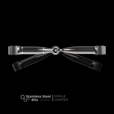 Winderen Mondstuk Enkel Gebroken Stainless Steel Toebehoren bitten - Maddelin Equestrian Winderen