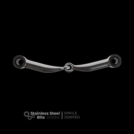 Winderen Mondstuk Enkel Gebroken Stainless Steel Toebehoren bitten - Maddelin Equestrian Winderen