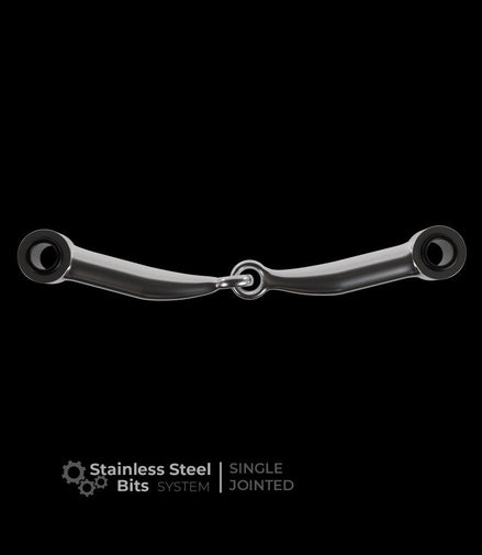 Winderen Mondstuk Enkel Gebroken Stainless Steel Toebehoren bitten - Maddelin Equestrian Winderen