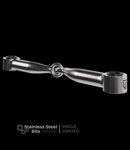 Winderen Mondstuk Enkel Gebroken Stainless Steel Toebehoren bitten - Maddelin Equestrian Winderen