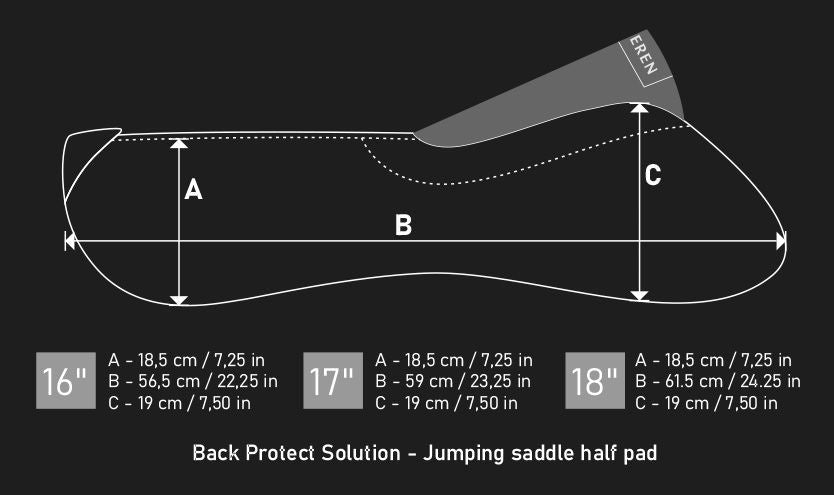 Winderen Springzadelonderlegger Correction Zadelonderleggers - Maddelin Equestrian Winderen