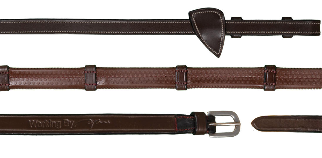 Dy'on 1/2 (13mm) Rubber Reins 7 loops Working coll.