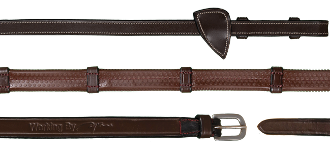 Dy'on 1/2 (13mm) Rubber Reins 7 loops Working coll.