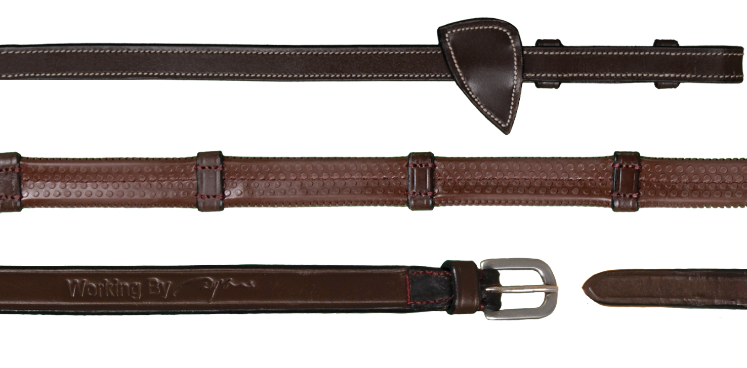 Dy'on 1/2 (13mm) Rubber Reins 7 loops Working coll.