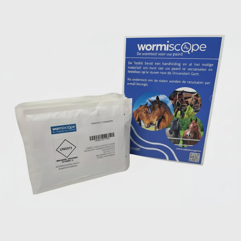 Wormiscope testkit voor paarden Voedingssupplementen - Maddelin Equestrian Wormiscope