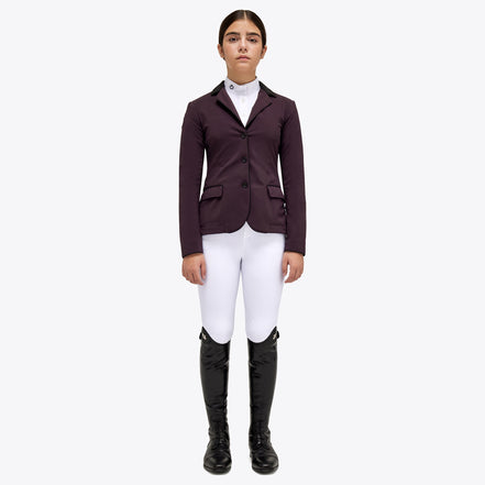 Cavalleria Toscana Meisjes Gp Young Rider Jas Dark Purple (3A00)