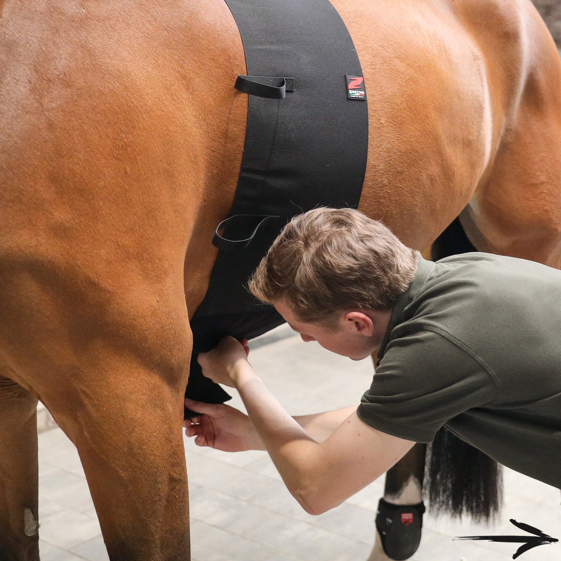 Zandona Buikbeschermer Basic Chafe Guard Singels - Maddelin Equestrian Zandona