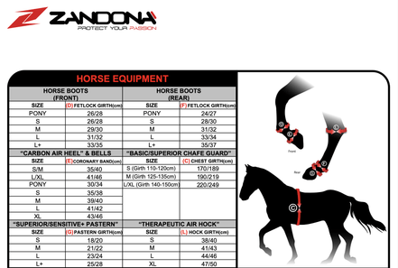 Zandona Elite Air Young Wedstrijd kogelbeschermer Kogelbeschermers - Maddelin Equestrian Zandona